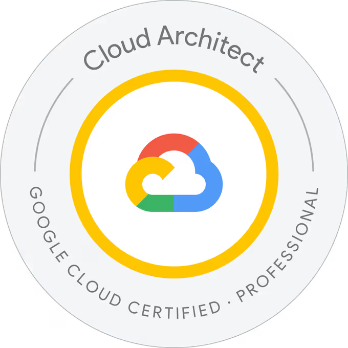 Google Cloud Professional Cloud Architect Badge